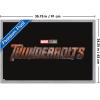 imageTrends International Marvel Thunderbolts  Logo Wall Poster 34L x 224W Premium Unframed VersionGray Framed Version
