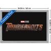 imageTrends International Marvel Thunderbolts  Logo Wall Poster 34L x 224W Premium Unframed VersionGray Framed Version