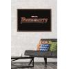 imageTrends International Marvel Thunderbolts  Logo Wall Poster 34L x 224W Premium Unframed VersionMahogany Framed Version