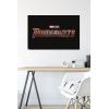 imageTrends International Marvel Thunderbolts  Logo Wall Poster 34L x 224W Premium Unframed VersionPremium Poster  Mount Bundle