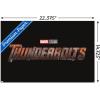 imageTrends International Marvel Thunderbolts  Logo Wall Poster 34L x 224W Premium Unframed VersionPremium Unframed Version