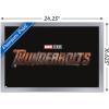 imageTrends International Marvel Thunderbolts  Logo Wall Poster 34L x 224W Premium Unframed VersionSilver Framed Version