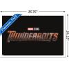 imageTrends International Marvel Thunderbolts  Logo Wall Poster 34L x 224W Premium Unframed VersionWhite Framed Version
