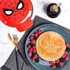 imageUncanny Brands Marvel Spiderman Waffle Maker Spideys Mask on Your Waffles Waffle IronSpiderMan