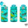imageZak Designs Marvel SpiderMan Kids Spout Cover and Builtin Carrying Loop Made of Plastic LeakProof Water Bottle Design 16 oz BPAFreeDinosaur
