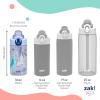 imageZak Designs Marvel SpiderMan Kids Spout Cover and Builtin Carrying Loop Made of Plastic LeakProof Water Bottle Design 16 oz BPAFreeDisney Frozen Anna  Elsa  Olaf