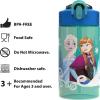 imageZak Designs Marvel SpiderMan Kids Spout Cover and Builtin Carrying Loop Made of Plastic LeakProof Water Bottle Design 16 oz BPAFreeElsa  Anna