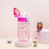 imageZak Designs Marvel SpiderMan Kids Spout Cover and Builtin Carrying Loop Made of Plastic LeakProof Water Bottle Design 16 oz BPAFreeGabbys Dollhouse Pandy Paws