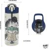 imageZak Designs Marvel SpiderMan Kids Spout Cover and Builtin Carrying Loop Made of Plastic LeakProof Water Bottle Design 16 oz BPAFreeGrogu  The Child