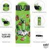 imageZak Designs Marvel SpiderMan Kids Spout Cover and Builtin Carrying Loop Made of Plastic LeakProof Water Bottle Design 16 oz BPAFreeMinecraft