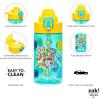 imageZak Designs Marvel SpiderMan Kids Spout Cover and Builtin Carrying Loop Made of Plastic LeakProof Water Bottle Design 16 oz BPAFreePAW Patrol Chase  Marshall  Skye  Rubble  Everest