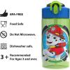 imageZak Designs Marvel SpiderMan Kids Spout Cover and Builtin Carrying Loop Made of Plastic LeakProof Water Bottle Design 16 oz BPAFreePaw Patrol