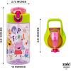 imageZak Designs Marvel SpiderMan Kids Spout Cover and Builtin Carrying Loop Made of Plastic LeakProof Water Bottle Design 16 oz BPAFreePeppa Pig