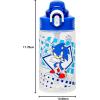 imageZak Designs Marvel SpiderMan Kids Spout Cover and Builtin Carrying Loop Made of Plastic LeakProof Water Bottle Design 16 oz BPAFreeSonic the Hedgehog Sonic  Eggman