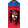 imageZak Designs Marvel SpiderMan Kids Spout Cover and Builtin Carrying Loop Made of Plastic LeakProof Water Bottle Design 16 oz BPAFreeSpiderman
