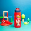 imageZak Designs Marvel SpiderMan Kids Spout Cover and Builtin Carrying Loop Made of Plastic LeakProof Water Bottle Design 16 oz BPAFreeThe Super Mario Bros