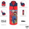 imageZak Designs Marvel SpiderMan Kids Spout Cover and Builtin Carrying Loop Made of Plastic LeakProof Water Bottle Design 16 oz BPAFreeThe Super Mario Bros