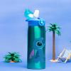imageZak Designs Marvel SpiderMan Water Bottle for Travel and At Home 19 oz Vacuum Insulated Stainless Steel with Locking Spout Cover BuiltIn Carrying Loop LeakProof Design Miles MoralesLilo And Stitch