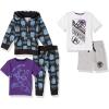 imageAmazon Essentials Disney  Marvel  Star Wars Boys and Toddlers Outfit Sets Previously Spotted Zebra Pack of 5Marvel Black Panther