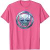 imageMarvel Black Panther Wakanda Forever Metal Panther Logo TShirtPink Heather