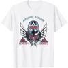 imageMarvel Captain America Brave New World Airborne Avenger Cap TShirtWhite