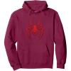imageMarvel SpiderMan Miles Morales Game Spider Icon Pullover HoodieBurgundy