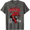 imageMarvel SpiderMan Retro Comic TShirtAsphalt Grey