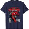 imageMarvel SpiderMan Retro Comic TShirtNavy Blue