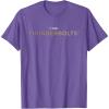 imageMarvel Studios Thunderbolts Movie Logo TShirtPurple Heather