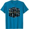 imageMarvel Studios Thunderbolts Team Glitched with Logo TShirtSapphire Blue