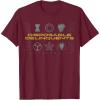imageMarvel Studios Thunderbolts quotDisposable Delinquentsquot Icons TShirtBurgundy