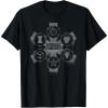 imageMarvel Thunderbolts Disposable Delinquents Icons Logo TShirtBlack