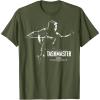 imageMarvels Thunderbolts  Taskmaster Silhouette TShirtOlive Green
