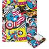 imageNorthwest Captain America Silk Touch Throw Blanket 50quot x 60quot Airborne AvengerCaptain Badge