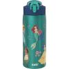 imageZak Designs Marvel SpiderMan Water Bottle for Travel and At Home 19 oz Vacuum Insulated Stainless Steel with Locking Spout Cover BuiltIn Carrying Loop LeakProof Design Miles MoralesDisney Princess