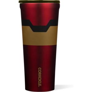 imageCorkcicle Disney Tumbler  TripleInsulated Stainless Steel  Keeps Drinks Cold 9 Hours  SpillProof Lid  Reusable  Summer Drinkware Gift  Keeps Drinks Ice Cold  24 oz  Black PantherIron Man