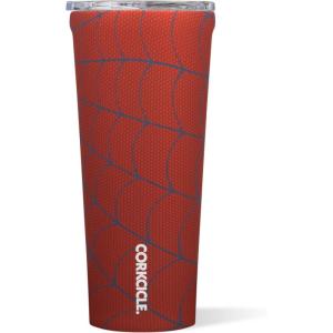 imageCorkcicle Disney Tumbler  TripleInsulated Stainless Steel  Keeps Drinks Cold 9 Hours  SpillProof Lid  Reusable  Summer Drinkware Gift  Keeps Drinks Ice Cold  24 oz  Black PantherSpiderman