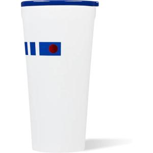 imageCorkcicle Disney Tumbler  TripleInsulated Stainless Steel  Keeps Drinks Cold 9 Hours  SpillProof Lid  Reusable  Summer Drinkware Gift  Keeps Drinks Ice Cold  24 oz  Black PantherR2D2
