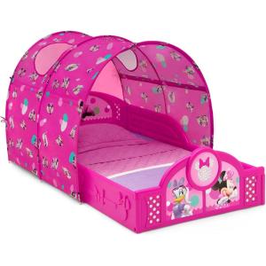 imageDelta Children Marvel Spider Man Sleep and Play Toddler Bed with TentMinnie Mouse