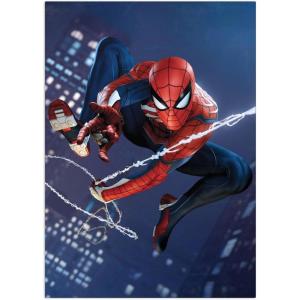imageDisplate Metal Poster Marvel  Spiderman Game  Webhead  Easy Magnetic Mounting  SpiderMan Superhero Collectible Gifts  Wall Art Pictures for Bedroom Premium Posters  126x177 in177L x 126W