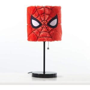imageIdea Nuova Marvel Spiderman Plush Shade Stick Table Lamp for Kids Soft Fabric Shade with Iconic Spiderman DesignIdeal for Bedrooms Nurseries ampamp PlayroomsSpiderman