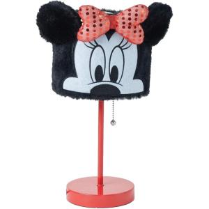 imageIdea Nuova Marvel Spiderman Plush Shade Stick Table Lamp for Kids Soft Fabric Shade with Iconic Spiderman DesignIdeal for Bedrooms Nurseries ampamp PlayroomsMinnie Mouse  Red