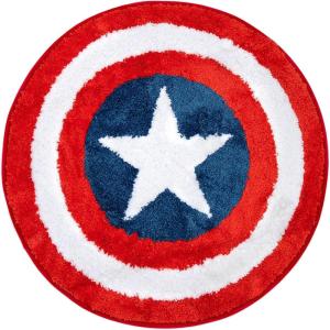 imageJay Franco Marvel Spidey and His Amazing Friends Kids Bath Rug  Soft NonSlip Machine Washable Red Bathroom Mat 26 x 26Multi  Avengers