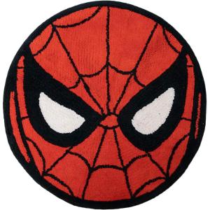 imageJay Franco Marvel Spidey and His Amazing Friends Kids Bath Rug  Soft NonSlip Machine Washable Red Bathroom Mat 26 x 26Red  Avengers