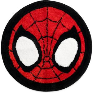 imageJay Franco Marvel Spidey and His Amazing Friends Kids Bath Rug  Soft NonSlip Machine Washable Red Bathroom Mat 26 x 26Red  Spidey and Friends
