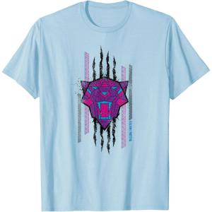 imageMarvel Black Panther Wakanda Forever Movie Panther Slash TShirtBaby Blue