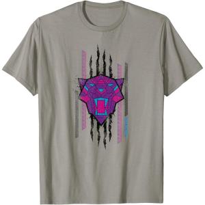 imageMarvel Black Panther Wakanda Forever Movie Panther Slash TShirtSlate Grey