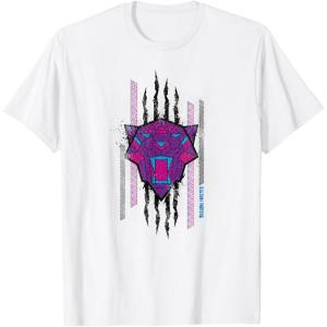imageMarvel Black Panther Wakanda Forever Movie Panther Slash TShirtWhite