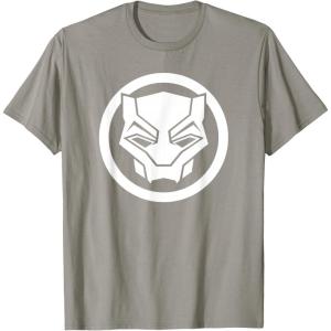 imageMarvel Black Panther Wakanda Forever Simple Panther Logo TShirtSlate Grey
