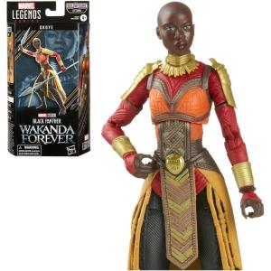 imageMarvel Legends Series Black Panther Wakanda Forever Okoye 6inch MCU Action Figure Toy 2 Accessories 1 BuildAFigure Part6 Inch